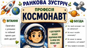 Ранкова зустріч. Професія дня - КОСМОНАВТ