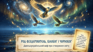 Презентація з літературного читання для 4 класу "Род-Вседержитель, Білобог і Чорнобог" давньоукраїнський міф