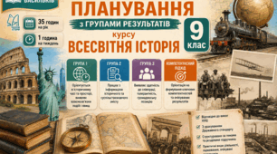 Календарно-тематичне планування з ГР курсу Всесвітня історія 9 клас НУШ. 35 год/ 1 год, за підручником Васильків