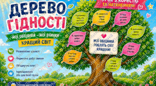 💙💛Дидактична вправа  "ДЕРЕВО ГІДНОСТІ"🌳