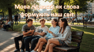 Презентація до першого уроку "Мова гідності" + конспект та сценарій