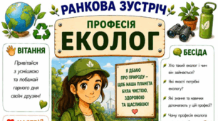 Ранкова зустріч. Професія дня - ЕКОЛОГ