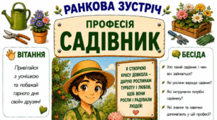 Ранкова зустріч. Професія дня - САДІВНИК