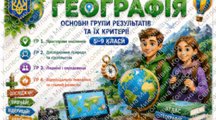 Критерії оцінювання за групами результатів з географії