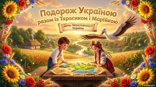 Презентація "День Незалежності України"("Подорож Україною")