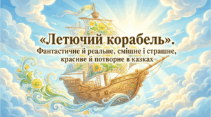 5 клас. Казка "Летючий корабель". Фантастичне й реальне, смішне і страшне, красиве й потворне в казках. Презентація, інфографіка, робочий аркуш