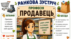 Ранкова зустріч. Професія дня - ПРОДАВЕЦЬ