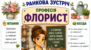 Ранкова зустріч. Професія дня - ФЛОРИСТ