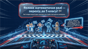 Велике математичне ралі. Повторення з а 4 клас. Підготовка до 5-го класу