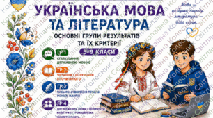 Критерії оцінювання з української мови для НУШ