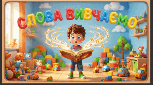 Презентація+конспект заняття "Слова вивчаємо" Навчання елементів грамоти. Старша група.
