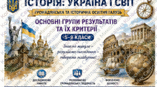 Критерії оцінювання з історії України та всесвітньої історії для НУШ