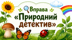 Вправа "Природний детектив"
