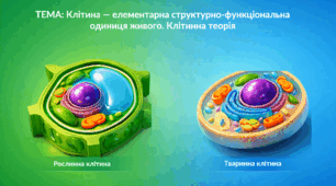 Презентація для 9 клас уроку біології "Клітина - елементарна структурно-функціональна одиниця живого. Клітинна теорія" (за підр. Самойлова, Тагліної до параграфу 10)