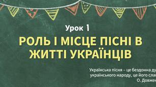 Інтерактивна презентація до уроку української літератури 6 клас "Роль і місце пісні в житті українців"