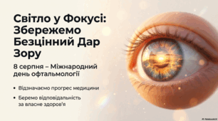 8 серпня - Міжнародний день офтальмології
