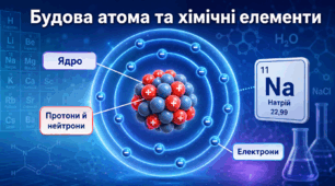 Будова атома та хімічні елементи