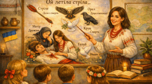 Народні балади. «Ой летіла стріла»: мотиви, образи та художні засоби --- Варіант 2