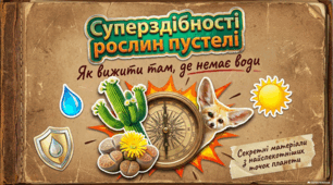 Флора, фауна та таємниці світу пустелі.