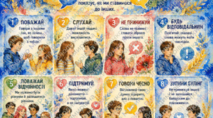 Плакат Мова гідності для учнів 5–11 класів