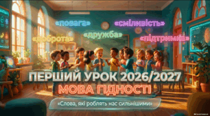Перший урок 2026/2027 «Мова гідності» — презентація для 1–4 класів