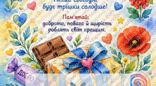 Листівки для солодкого подарунка «Добрі слова» 🍫 (Мова Гідності)