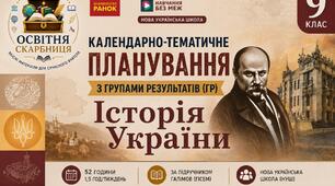 Календарно-тематичне планування з ГР курсу Історія України 9 клас НУШ. 52 год/1,5 год, за підручником Галімов (Гісем)