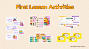 First Lesson Activities A1-B1